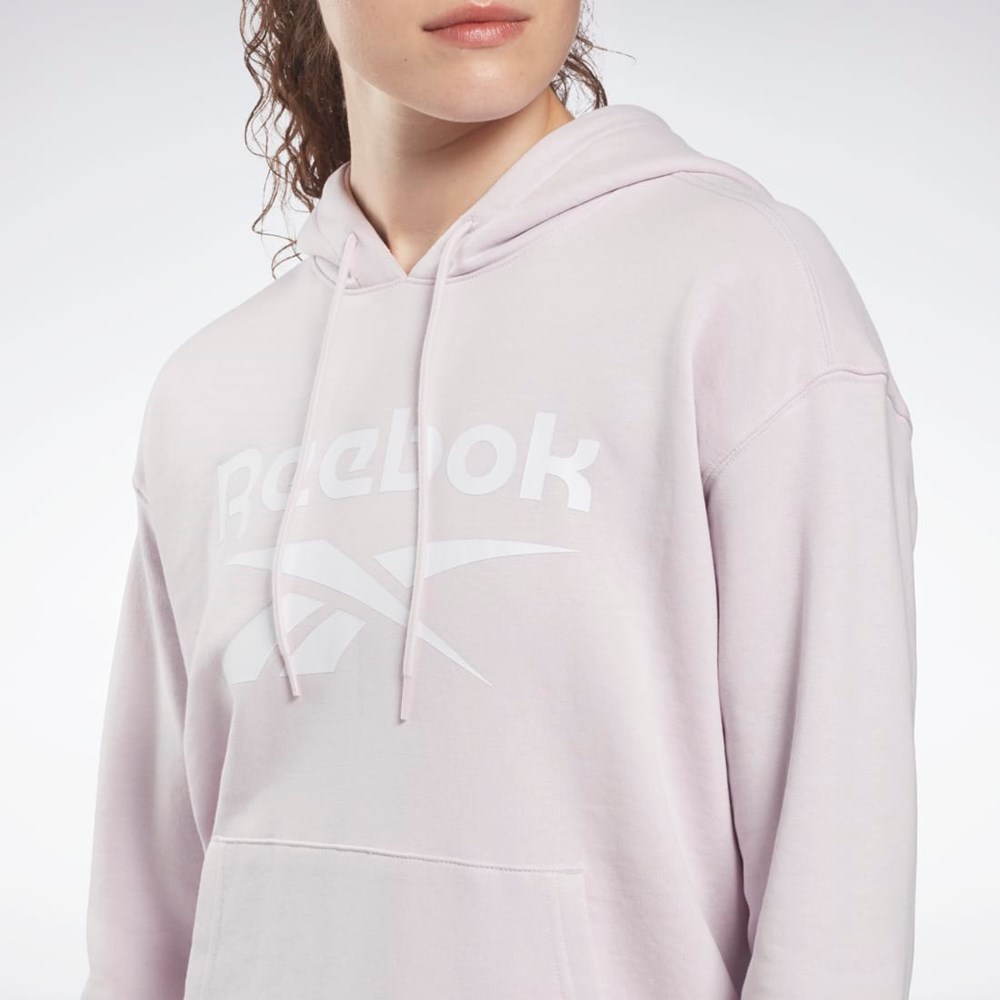 Reebok Reebok Identity Logo French Terry Hoodie Quartz Glow | NAHKCD-739