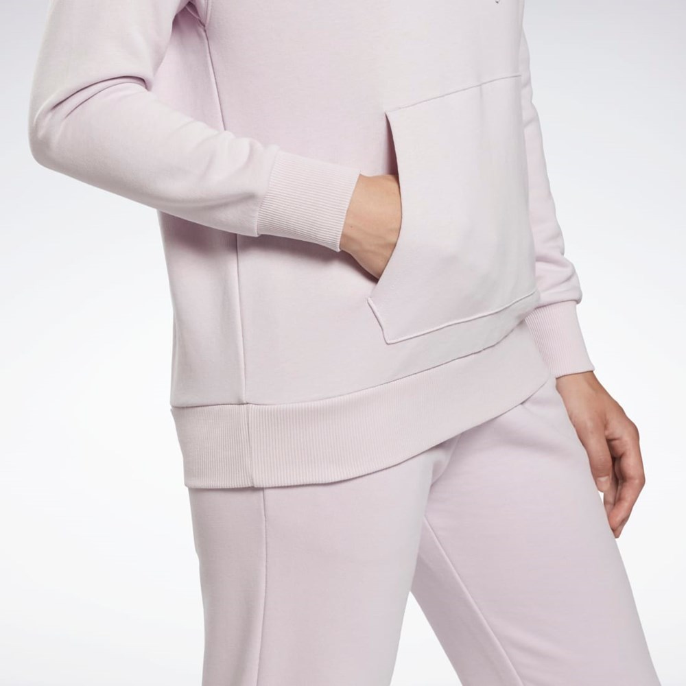 Reebok Reebok Identity Logo French Terry Hoodie Quartz Glow | NAHKCD-739