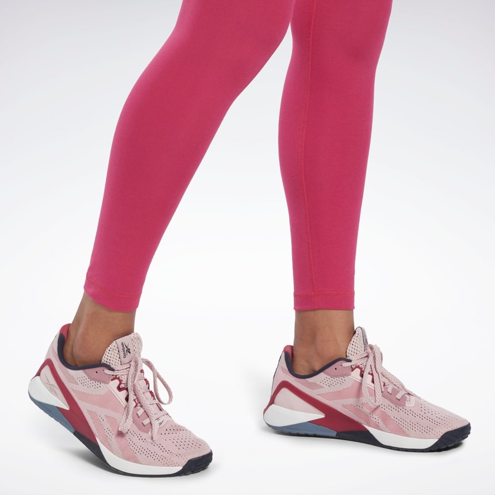 Reebok Reebok Identity Logo Leggings Pinkki | BEJGZT-964