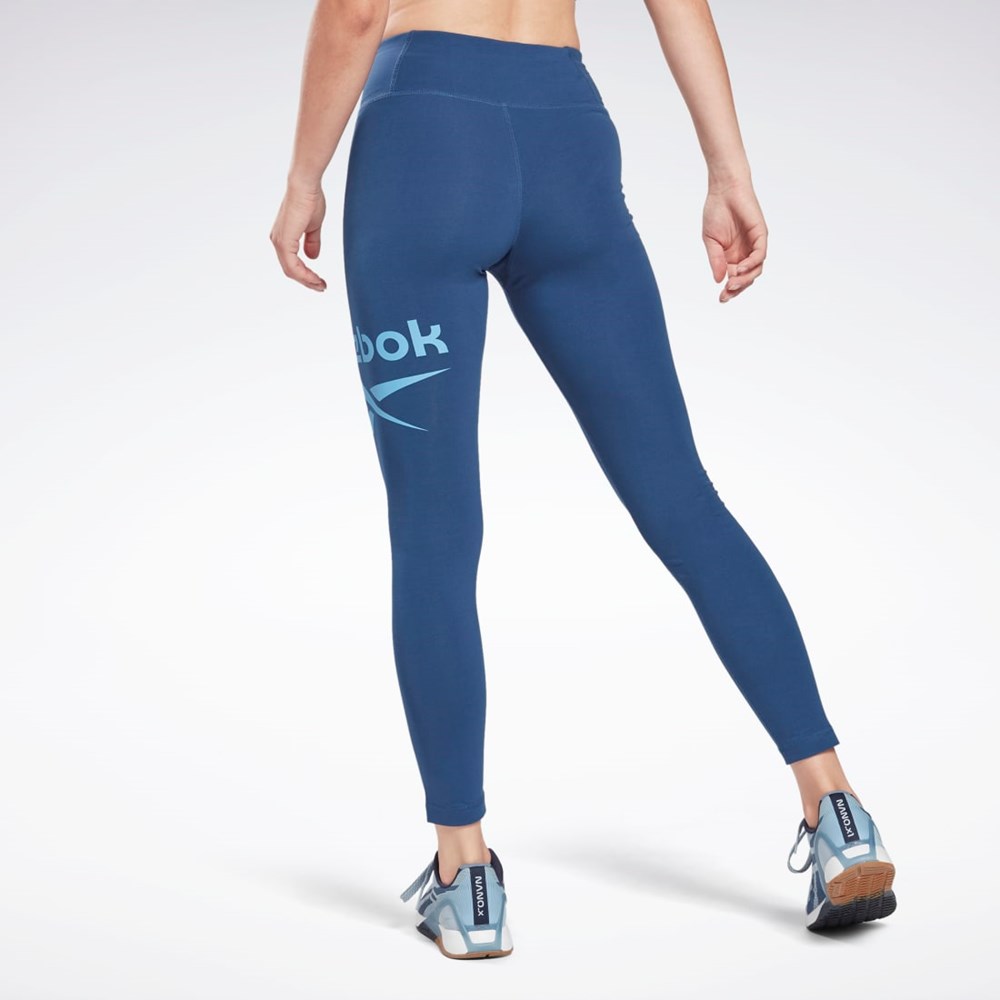 Reebok Reebok Identity Logo Leggings Sininen | NULEIH-154
