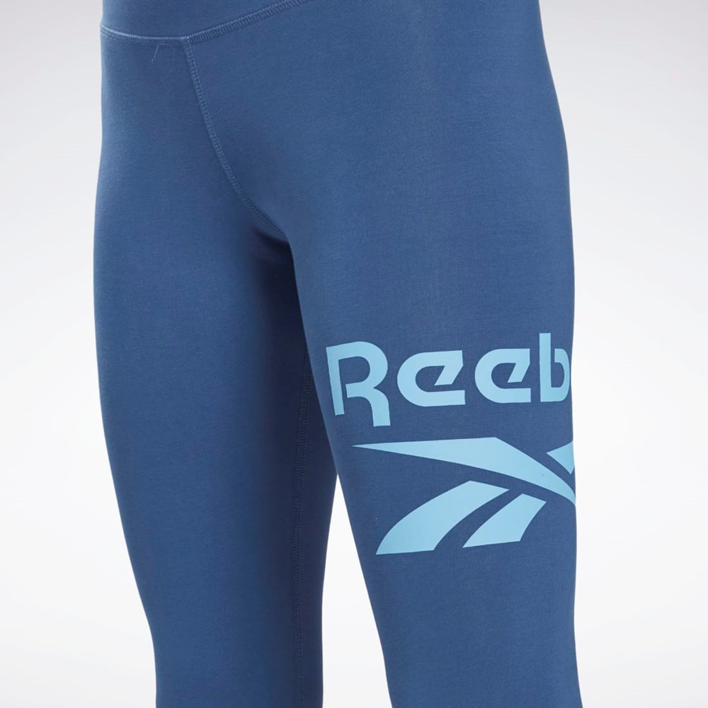 Reebok Reebok Identity Logo Leggings Sininen | NULEIH-154