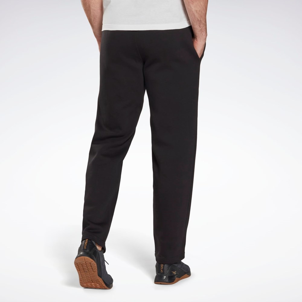 Reebok Reebok Identity Open Hem Pants Mustat | YESQDL-574
