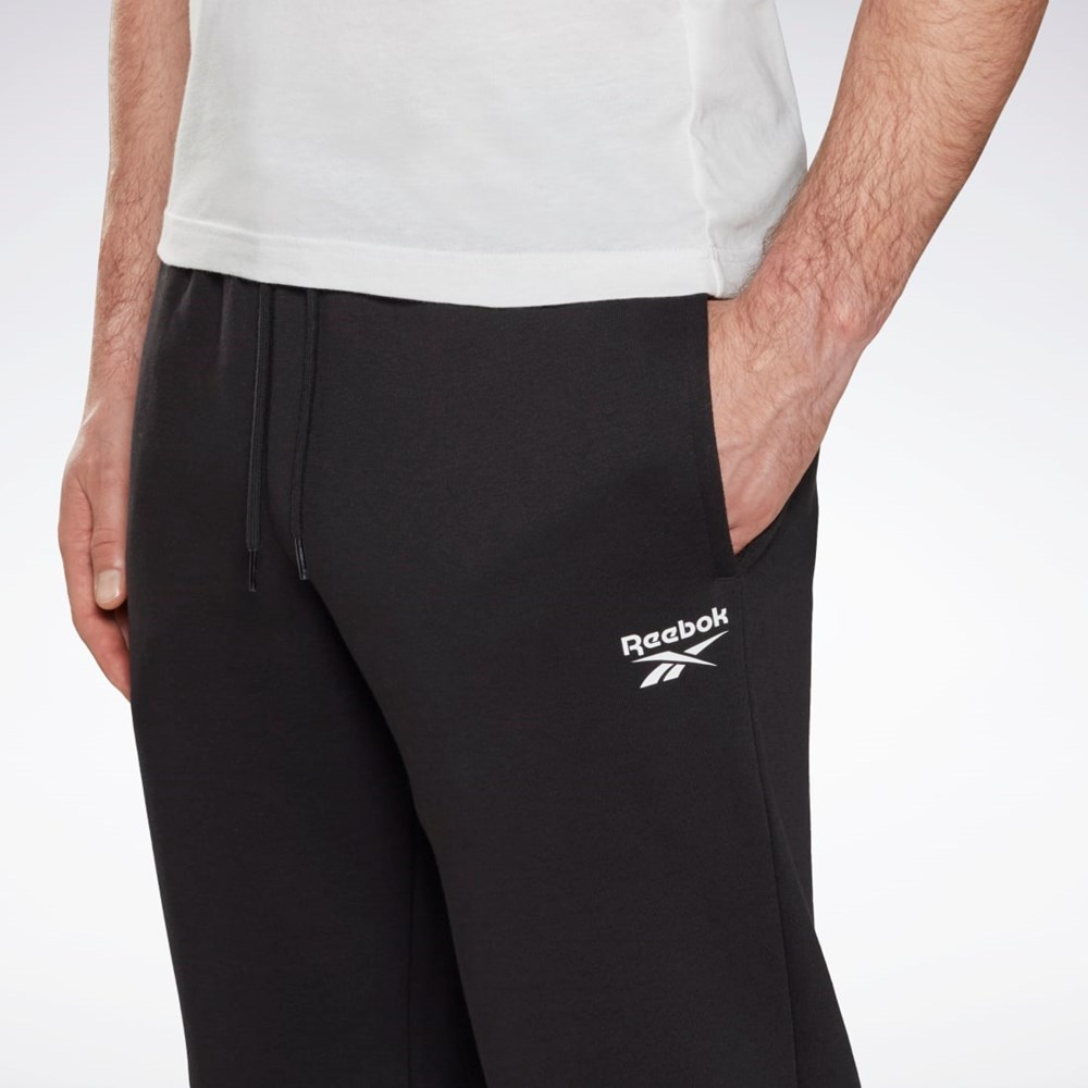 Reebok Reebok Identity Open Hem Pants Mustat | YESQDL-574