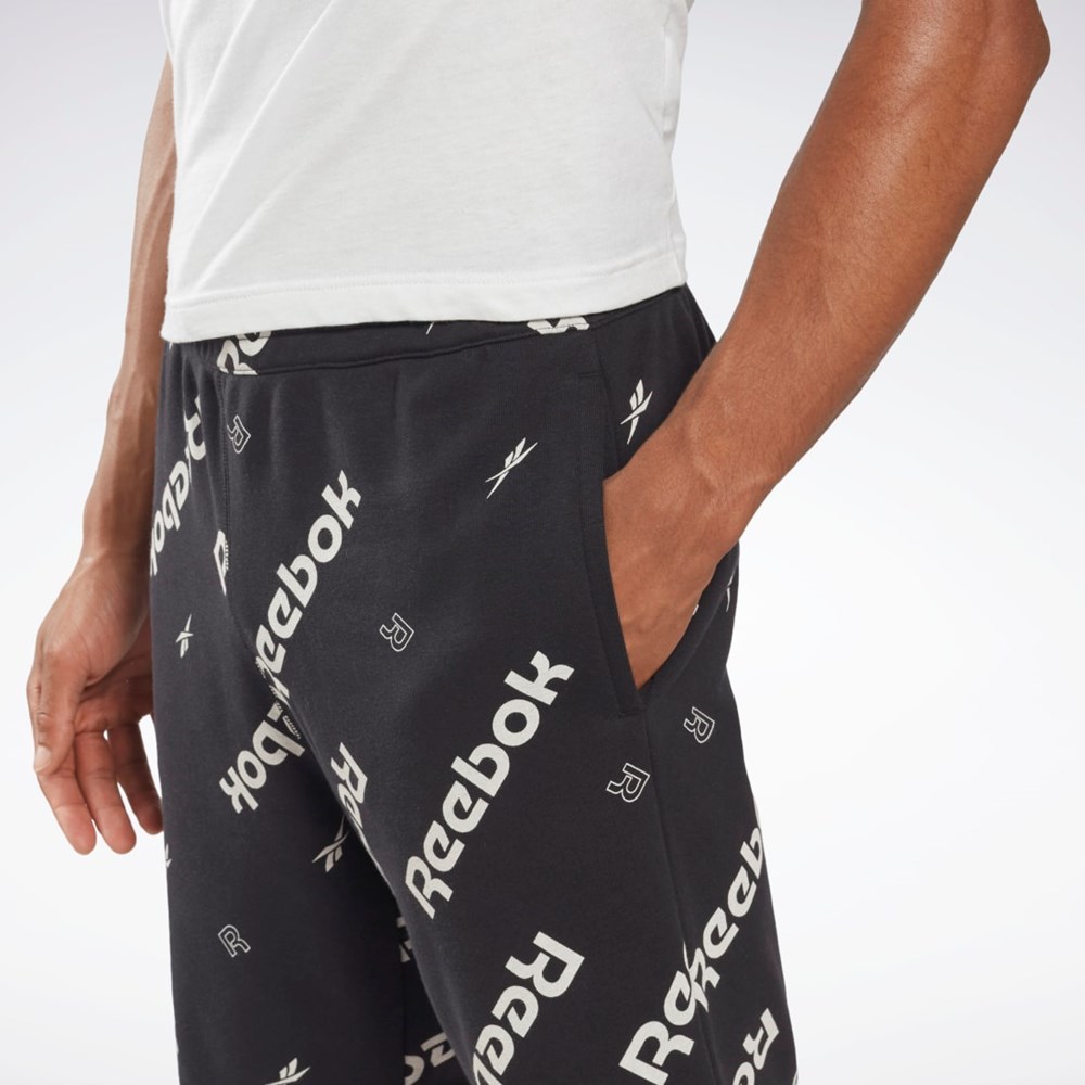 Reebok Reebok Identity Shorts Mustat | BEFTCR-568