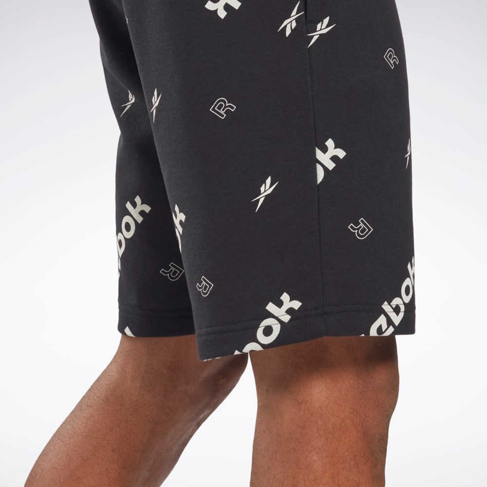 Reebok Reebok Identity Shorts Mustat | BEFTCR-568