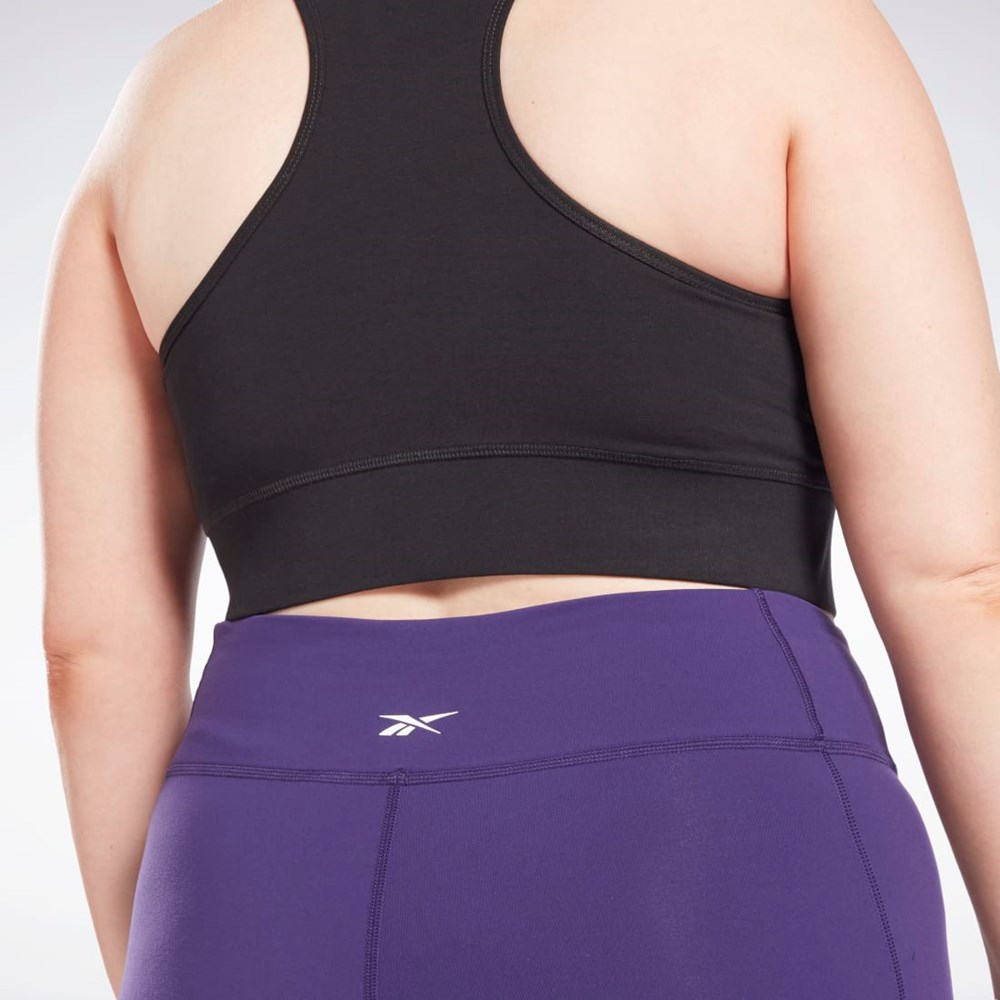 Reebok Reebok Identity Sports Bra (Plus Size) Mustat | IJKXGS-456