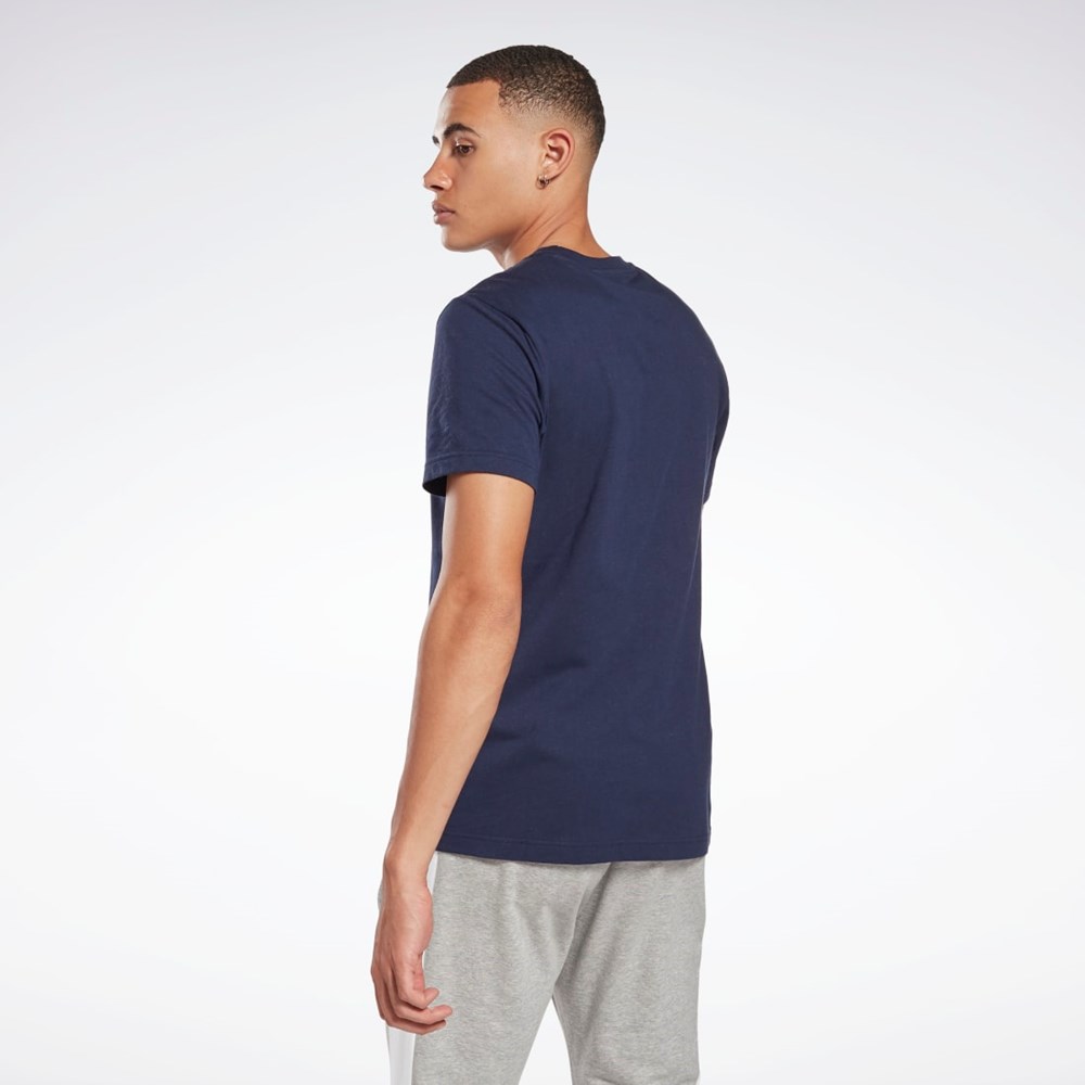 Reebok Reebok Identity T-Shirt Laivastonsininen | PSZNFO-609