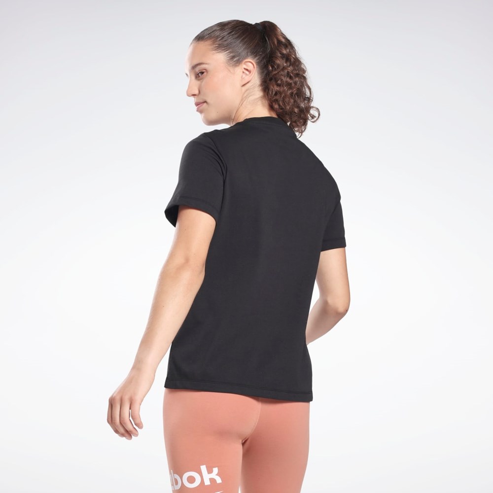 Reebok Reebok Identity T-Shirt Mustat | ECFUSW-940