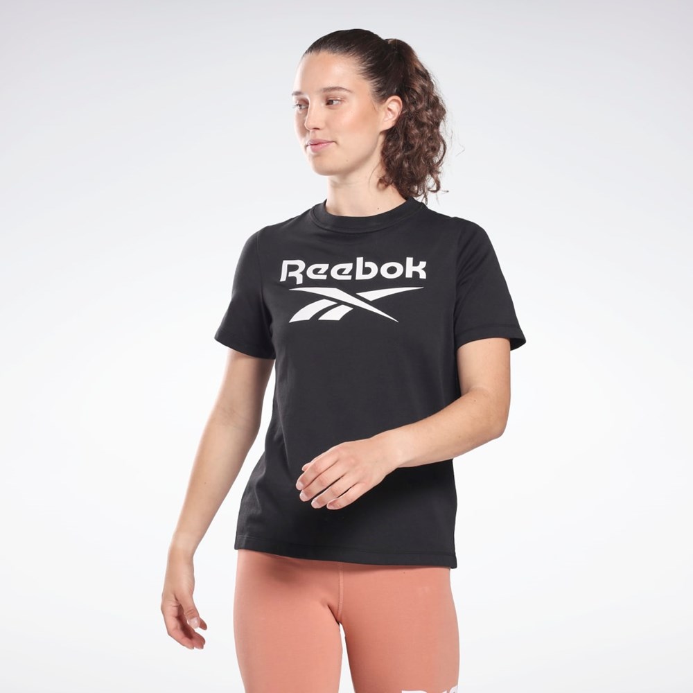 Reebok Reebok Identity T-Shirt Mustat | ECFUSW-940