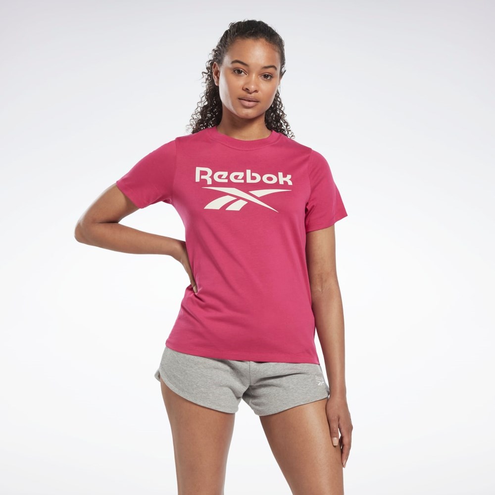 Reebok Reebok Identity T-Shirt Pinkki | RKXDJN-350