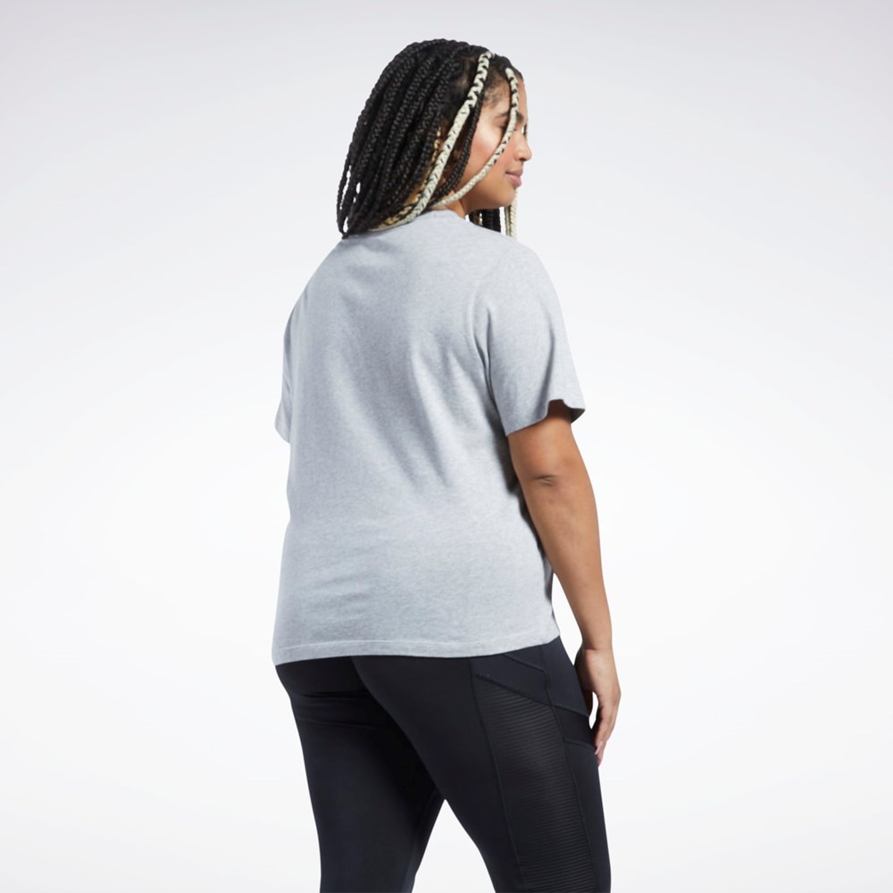 Reebok Reebok Identity T-Shirt (Plus Size) Harmaat | JGIASK-135