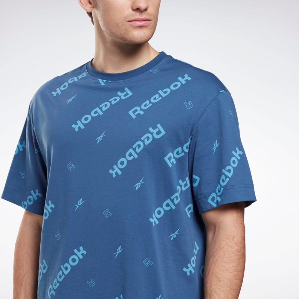 Reebok Reebok Identity T-Shirt Sininen | WVSBFZ-167