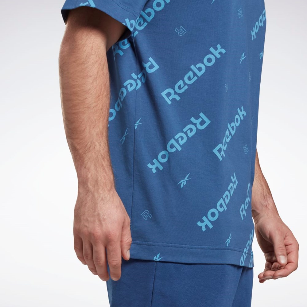 Reebok Reebok Identity T-Shirt Sininen | WVSBFZ-167