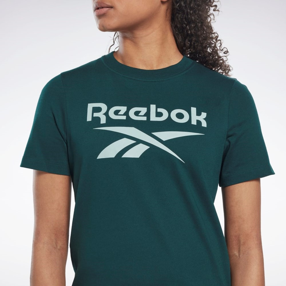 Reebok Reebok Identity T-Shirt Vihreä | WLFRJE-230