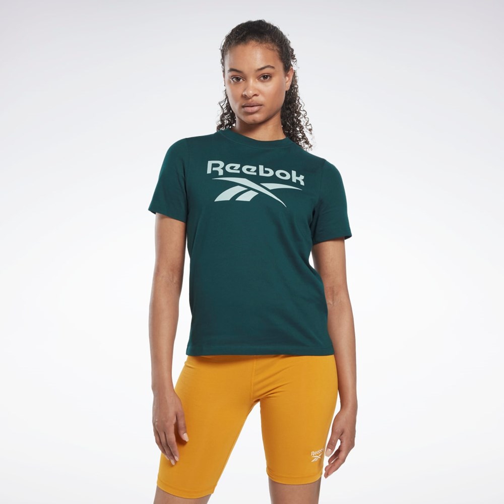 Reebok Reebok Identity T-Shirt Vihreä | WLFRJE-230