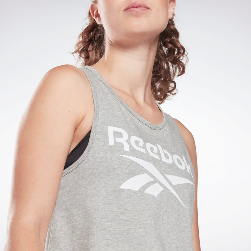 Reebok Reebok Identity Tank Top Harmaat | IJLMUB-672