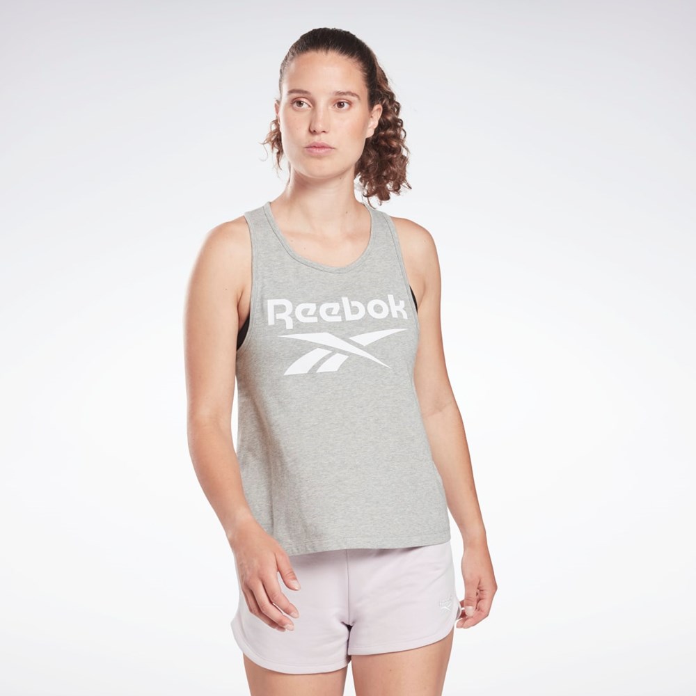 Reebok Reebok Identity Tank Top Harmaat | IJLMUB-672