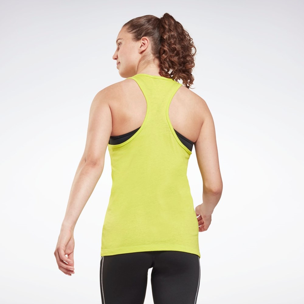 Reebok Reebok Identity Tank Top Keltainen | LVIPFY-976