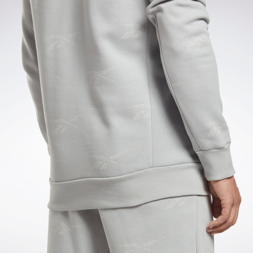 Reebok Reebok Identity Vector Fleece Crew Sweatshirt Harmaat | UJPCRK-672