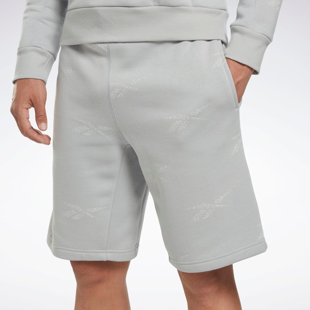 Reebok Reebok Identity Vector Fleece Shorts Harmaat | NQXRCJ-603