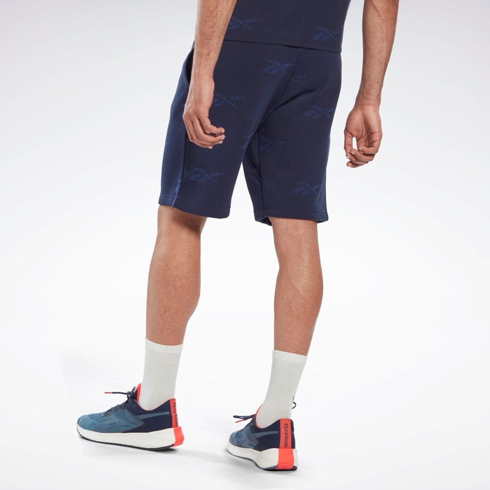 Reebok Reebok Identity Vector Fleece Shorts Laivastonsininen | VDMPYG-946