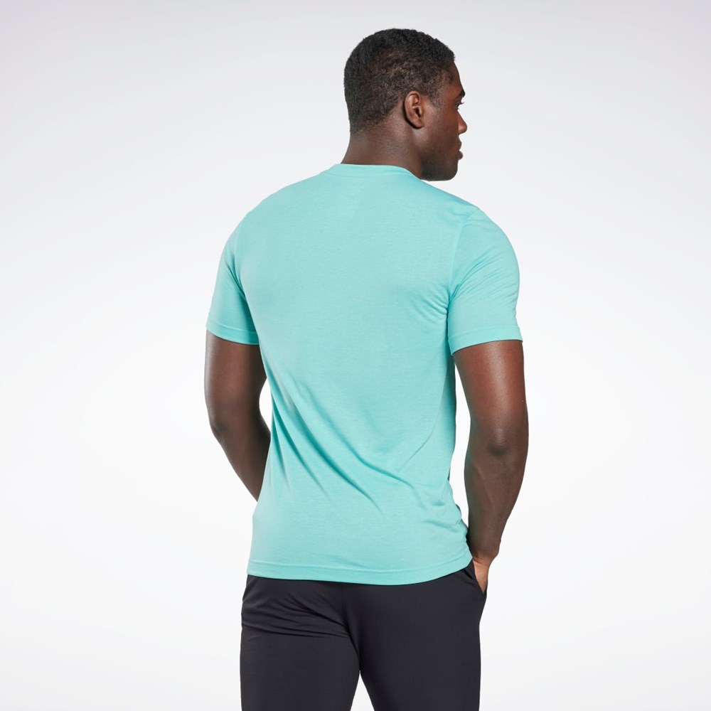 Reebok Reebok Life Is Not a Spectator Urheilu Graafinen T-Shirt Semi Classic Teal | IHXOSJ-986