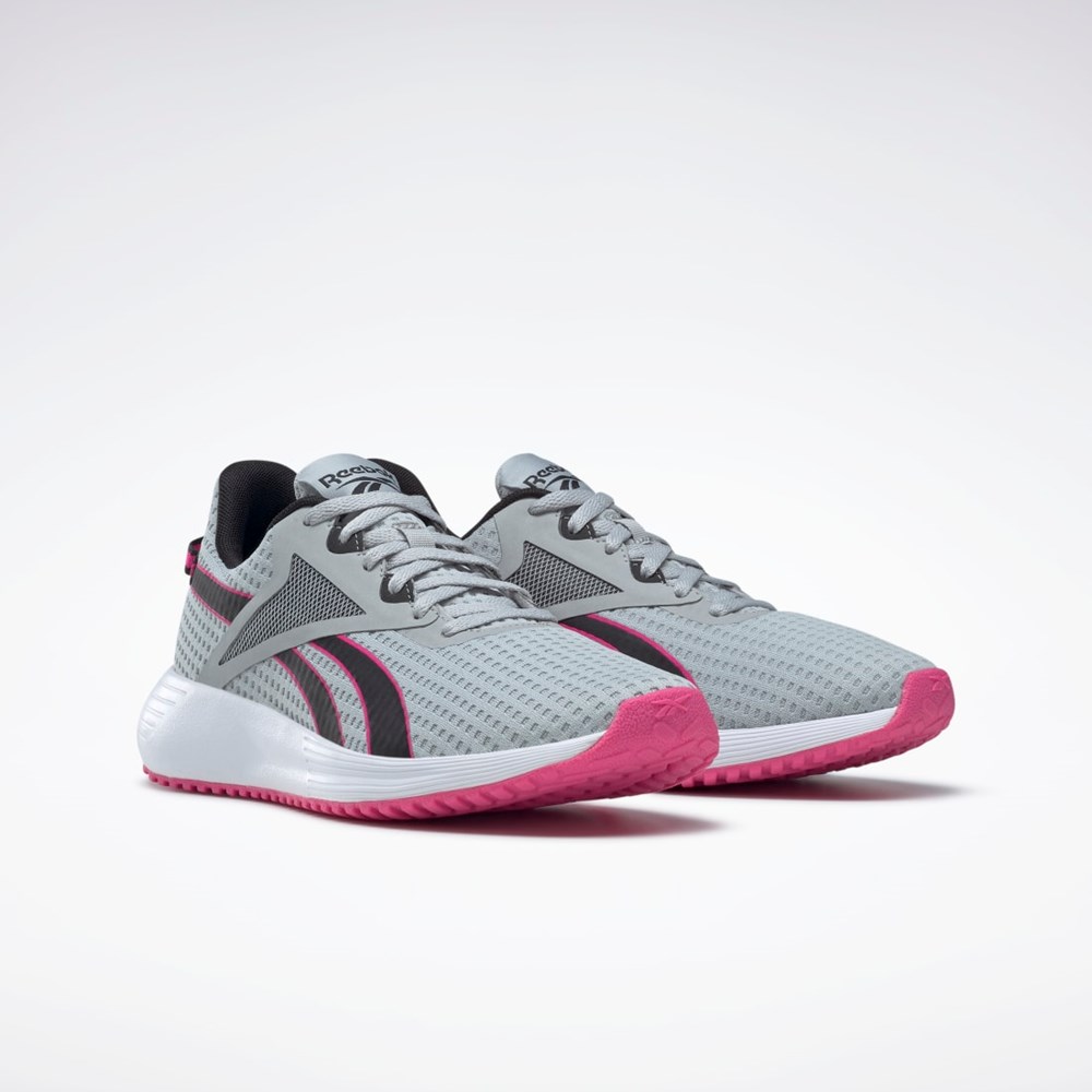 Reebok Reebok Lite Plus 3 Shoes Harmaat Mustat Pinkki | BNOPZD-583