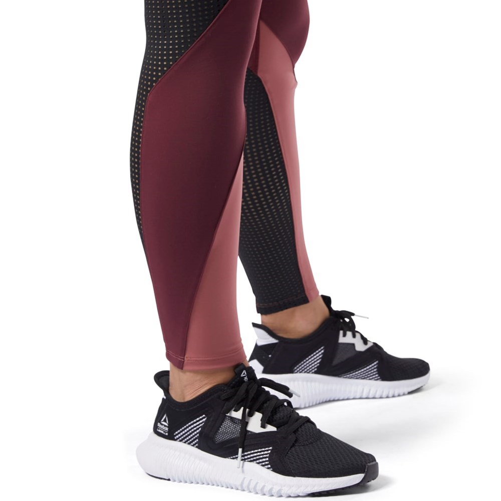 Reebok Reebok Lux 2 Leggings Viininpunainen Pinkki | TJYASL-084