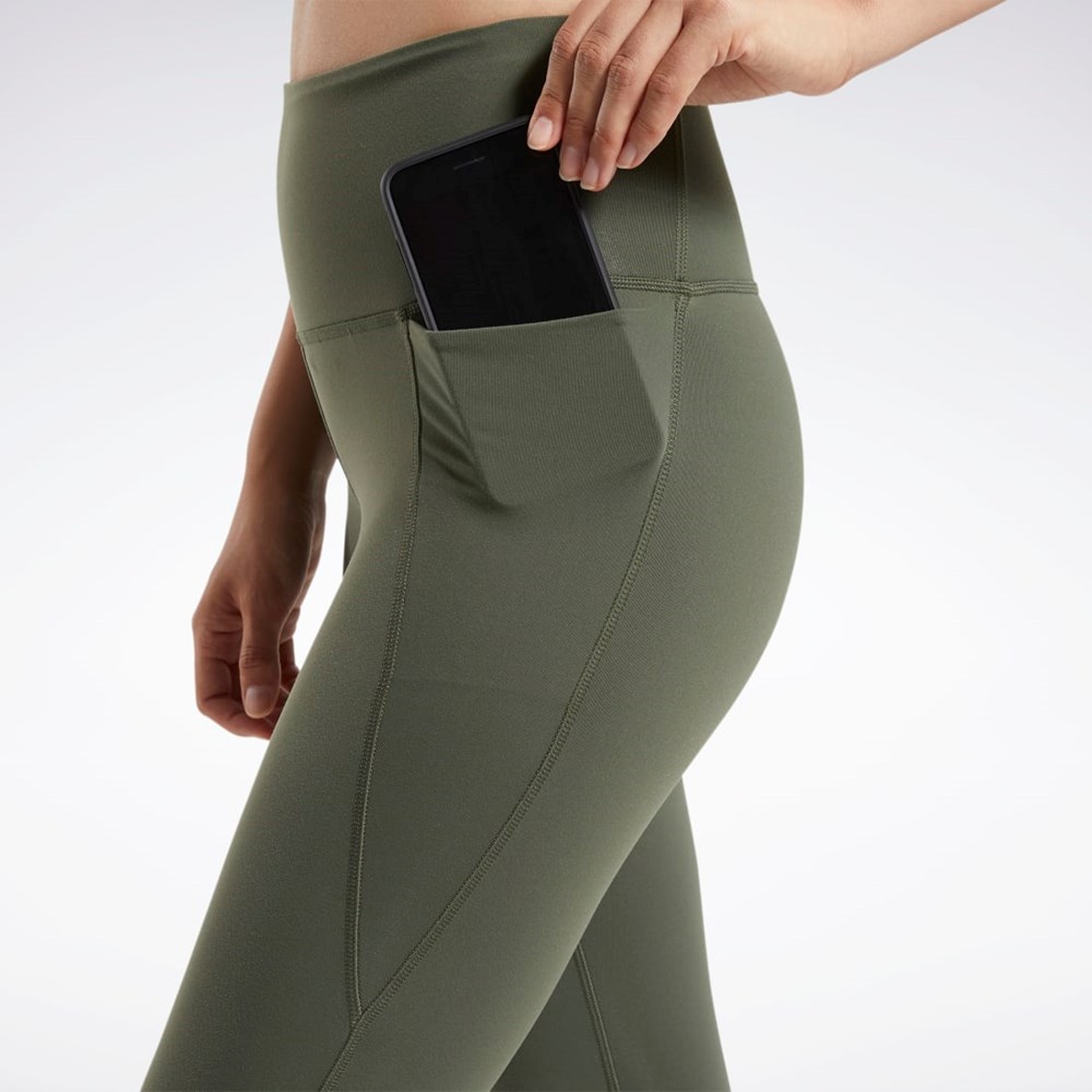 Reebok Reebok Lux High-Rise 2 Leggings Vihreä | BJNQCU-018