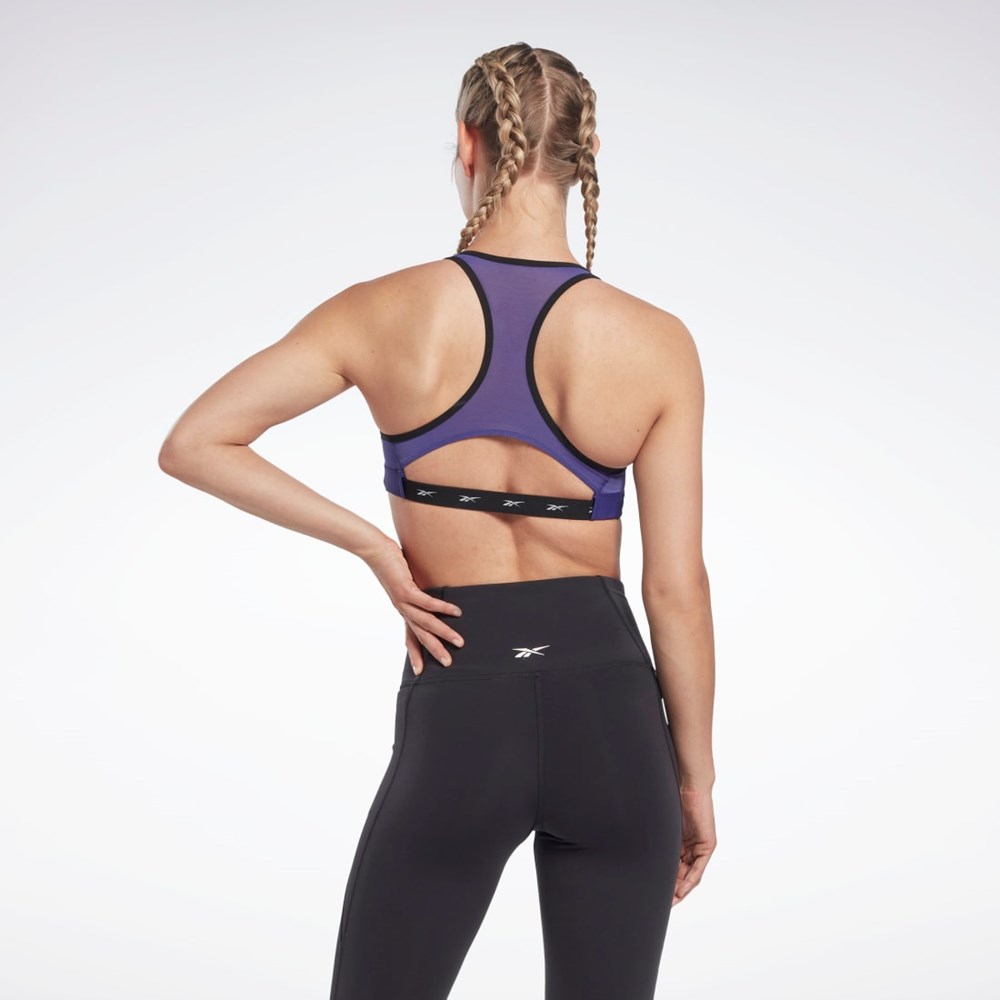 Reebok Reebok Lux Vector Racer Sports Bra Violetit | OPWDVT-064