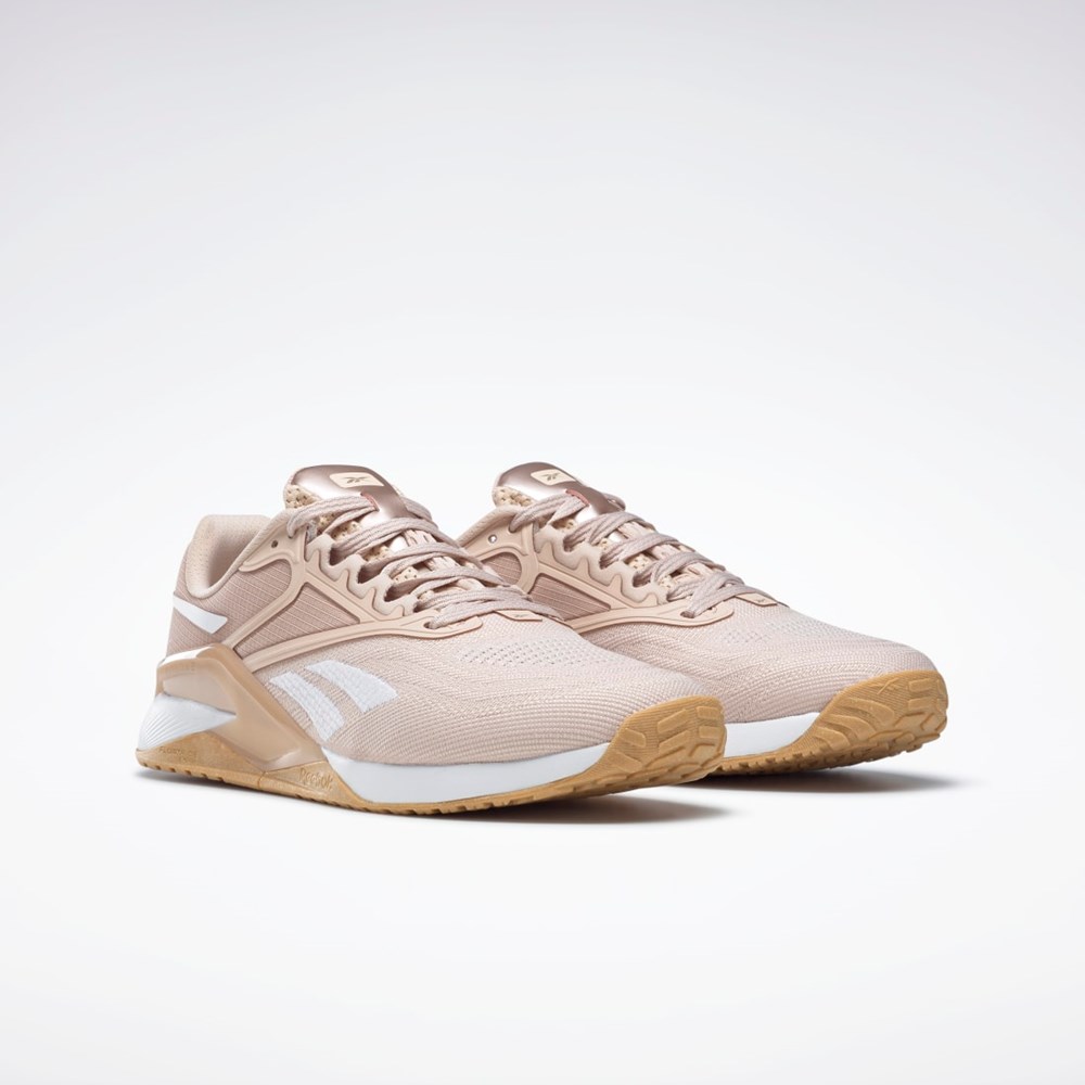 Reebok Reebok Nano X2 Koulutus Shoes Valkoinen Pinkki Kultaiset | SKXCVR-762