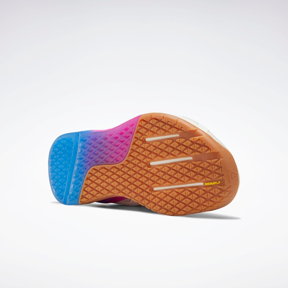 Reebok Reebok Nano X Koulutus Shoes Valkoinen Pinkki Sininen | CQGKVP-586