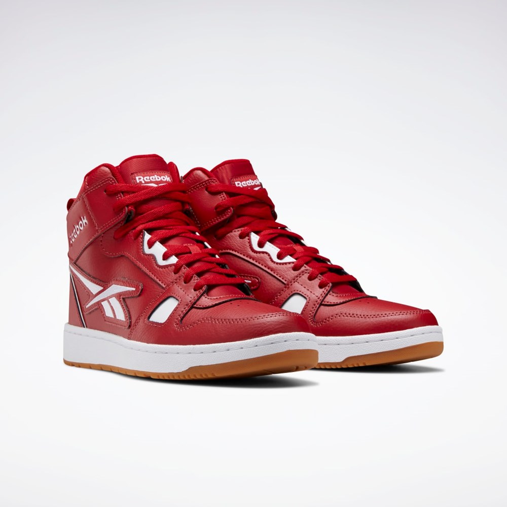 Reebok Reebok Resonator Mid Basketball Shoes Punainen Punainen Valkoinen | GAQJPC-165