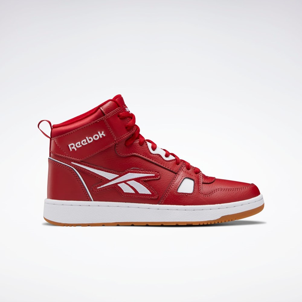 Reebok Reebok Resonator Mid Basketball Shoes Punainen Punainen Valkoinen | GAQJPC-165