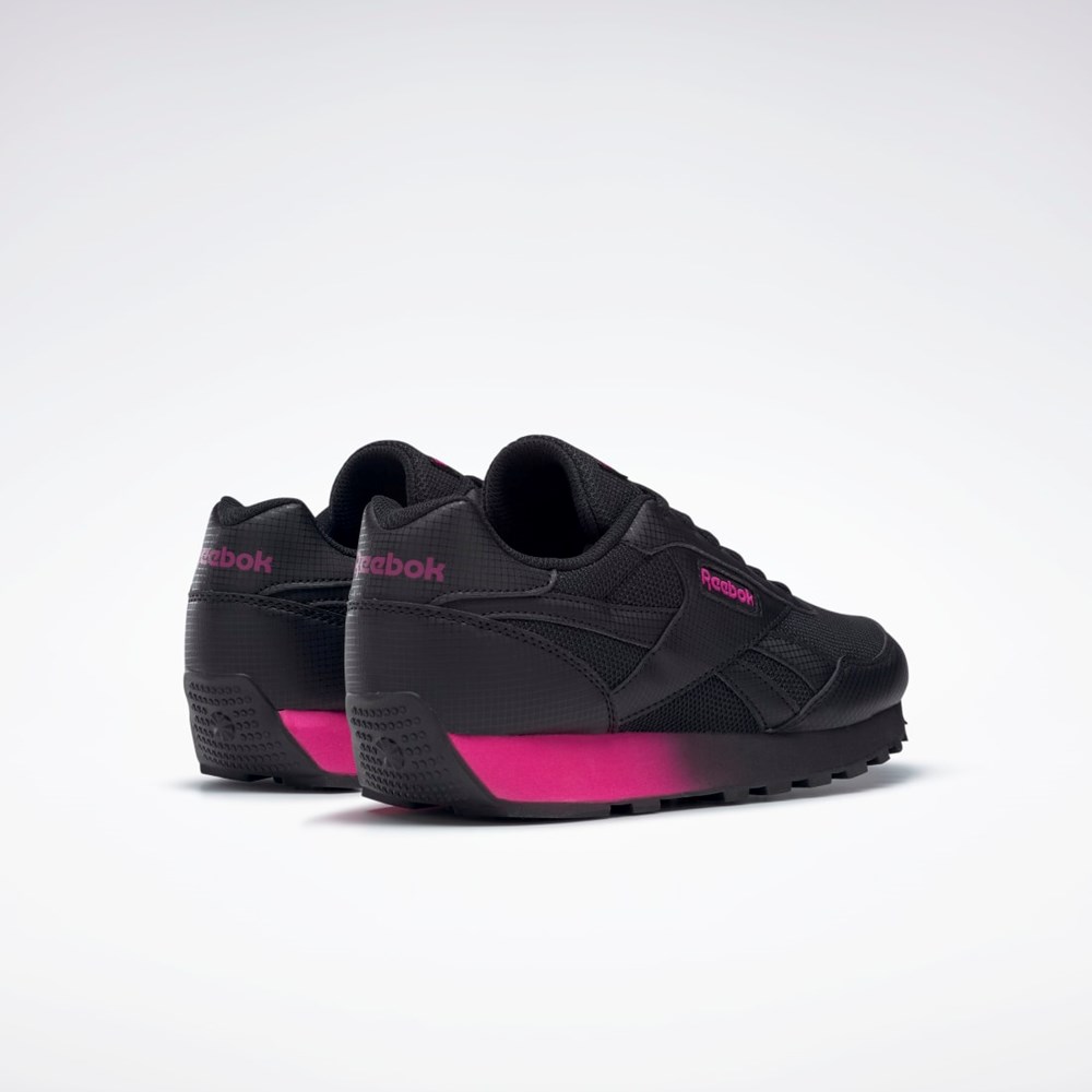 Reebok Reebok Rewind Run Shoes Mustat Pinkki Mustat | DJNVMU-041