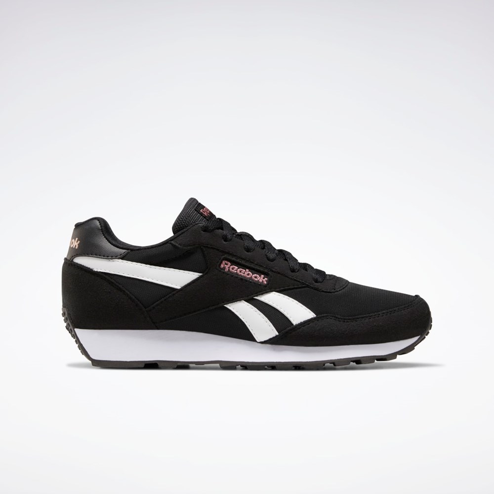 Reebok Reebok Rewind Run Shoes Mustat Valkoinen Metal | WCBVGF-640