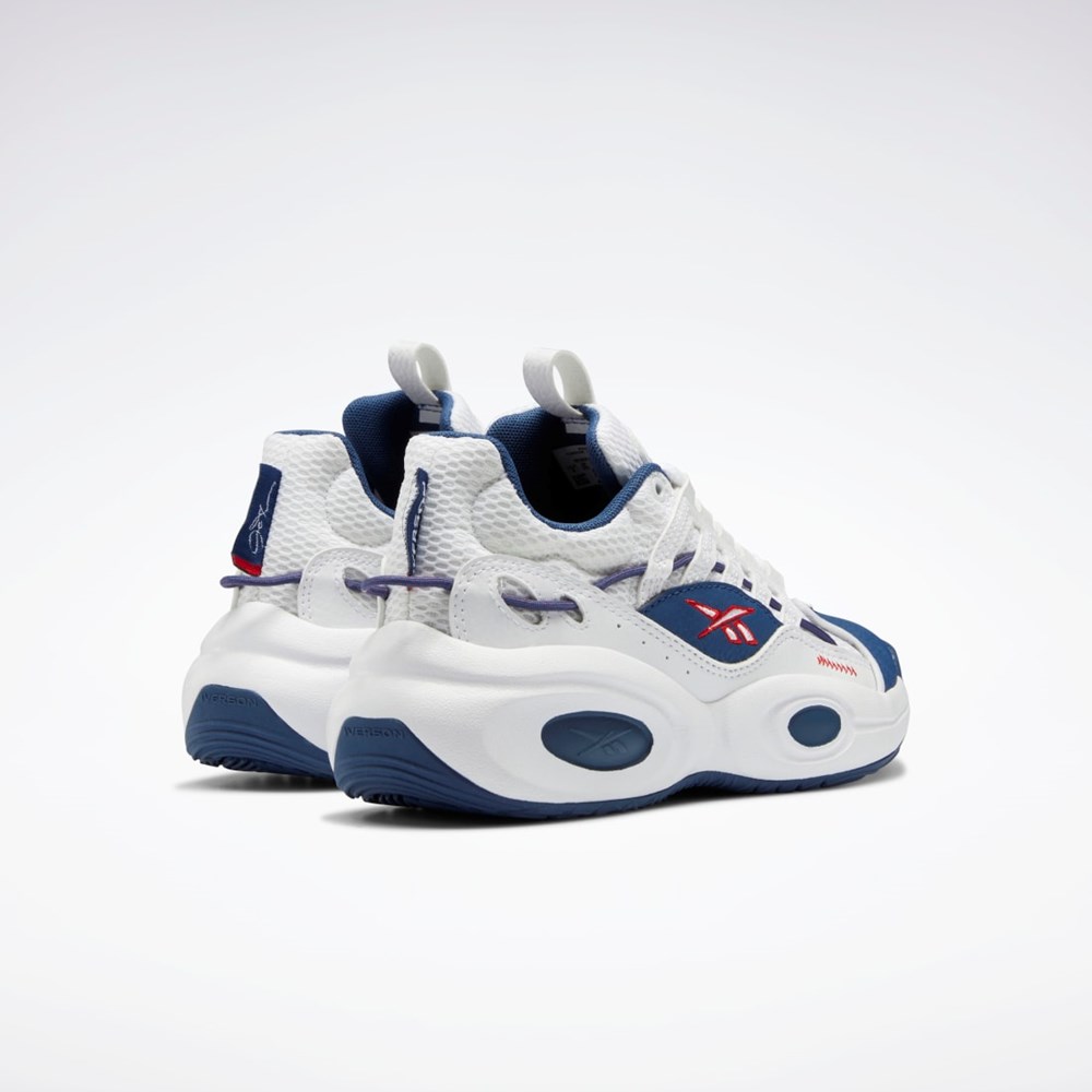 Reebok Reebok Solution Mid Basketball Shoes - Grade School Valkoinen Sininen Punainen | FABMLU-748
