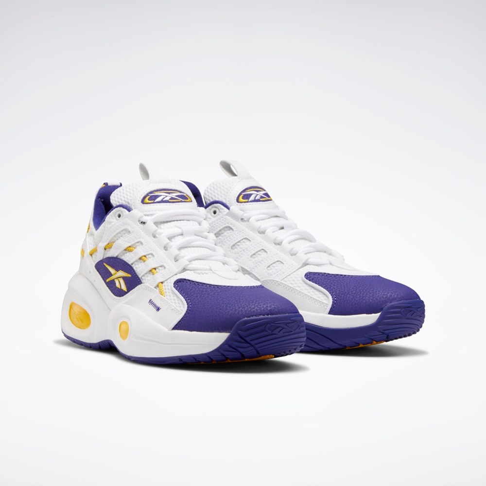 Reebok Reebok Solution Mid Basketball Shoes Valkoinen Violetit Keltainen | REHKCD-356