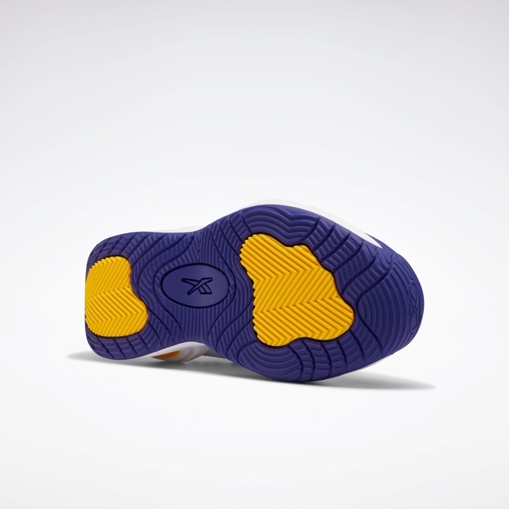 Reebok Reebok Solution Mid Basketball Shoes Valkoinen Violetit Keltainen | REHKCD-356