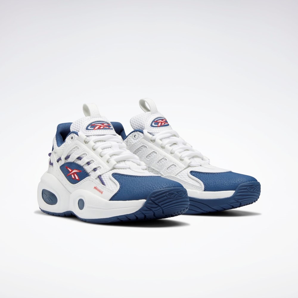 Reebok Reebok Solution Mid Basketball Shoes - Grade School Valkoinen Sininen Punainen | ZYRNHS-037