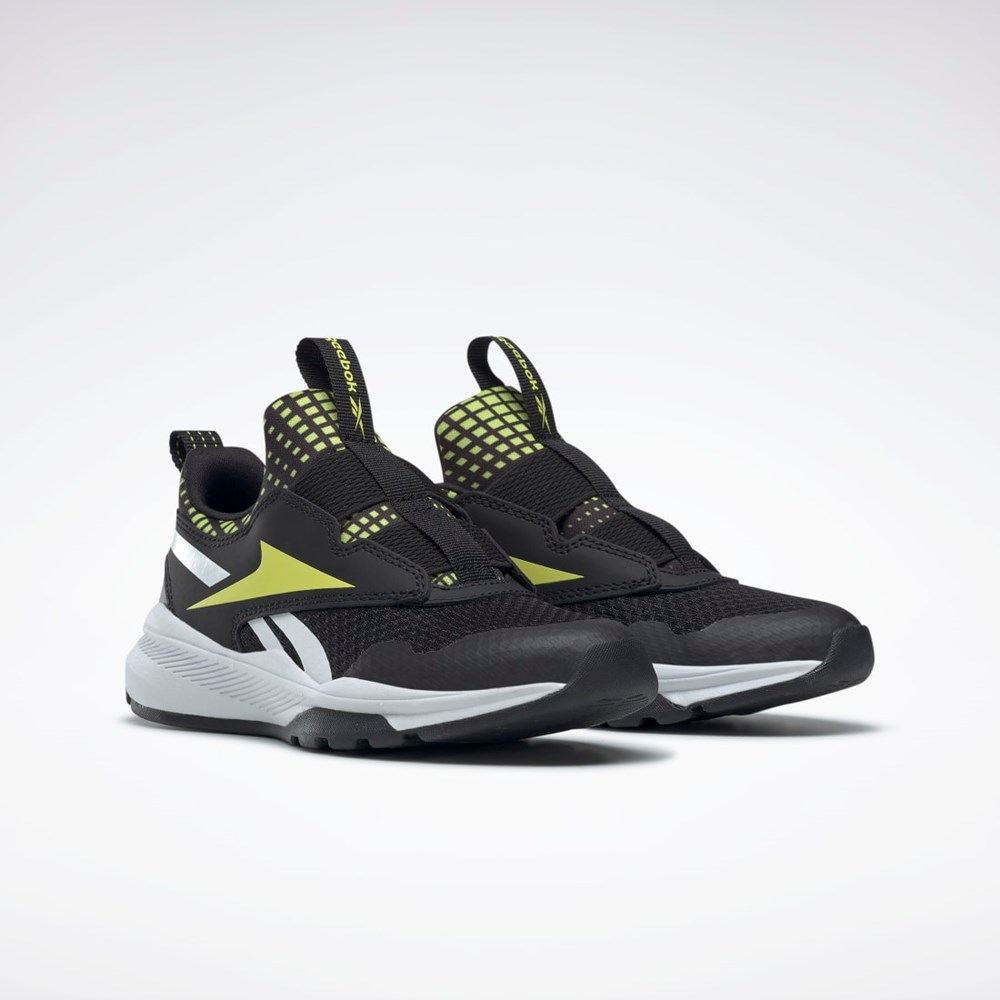 Reebok Reebok XT Sprinter Slip-On Shoes - Preschool Mustat Keltainen Valkoinen | YMTRCG-253