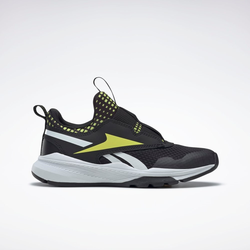 Reebok Reebok XT Sprinter Slip-On Shoes - Preschool Mustat Keltainen Valkoinen | YMTRCG-253