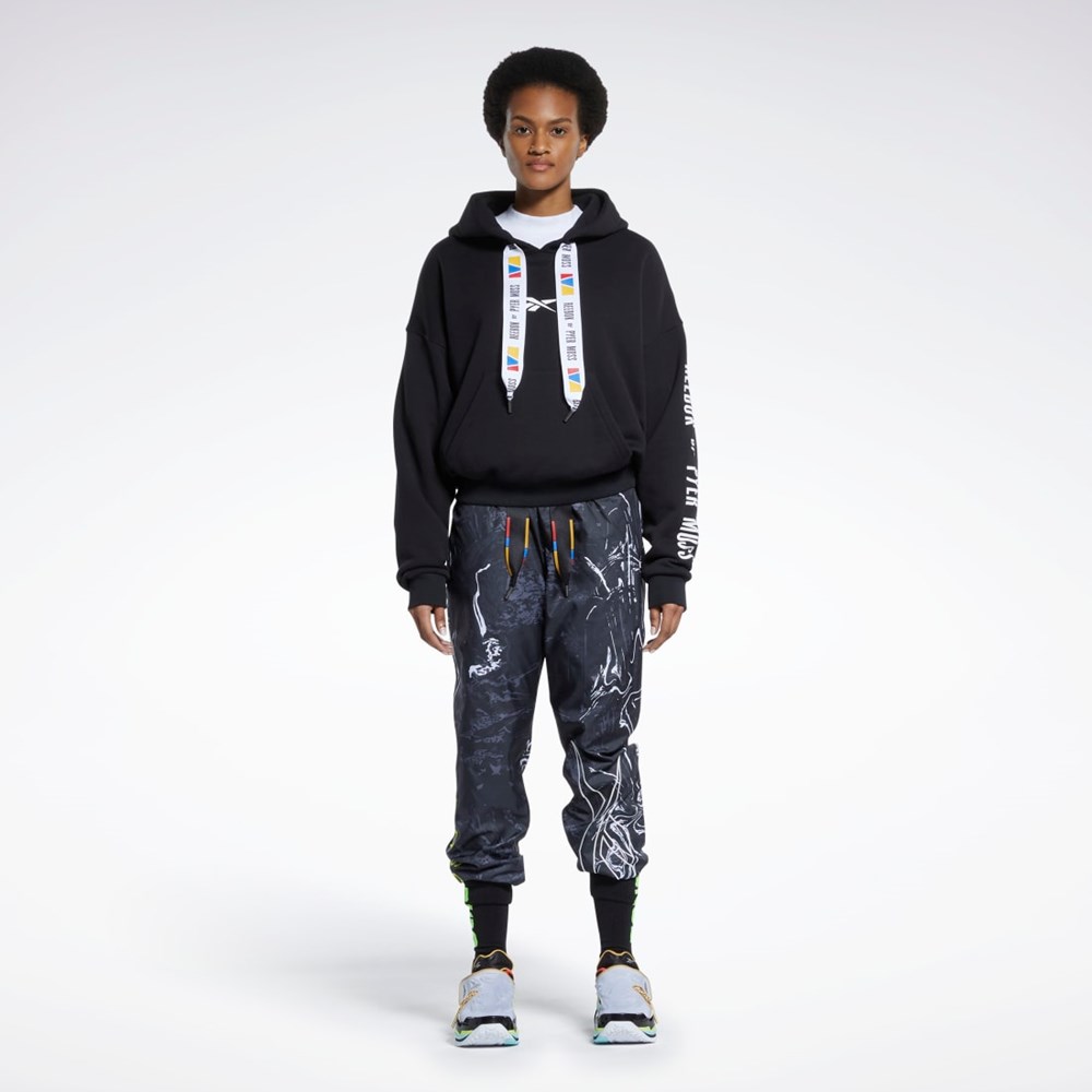 Reebok Reebok by Pyer Moss Hoodie Mustat | BFVUPD-453