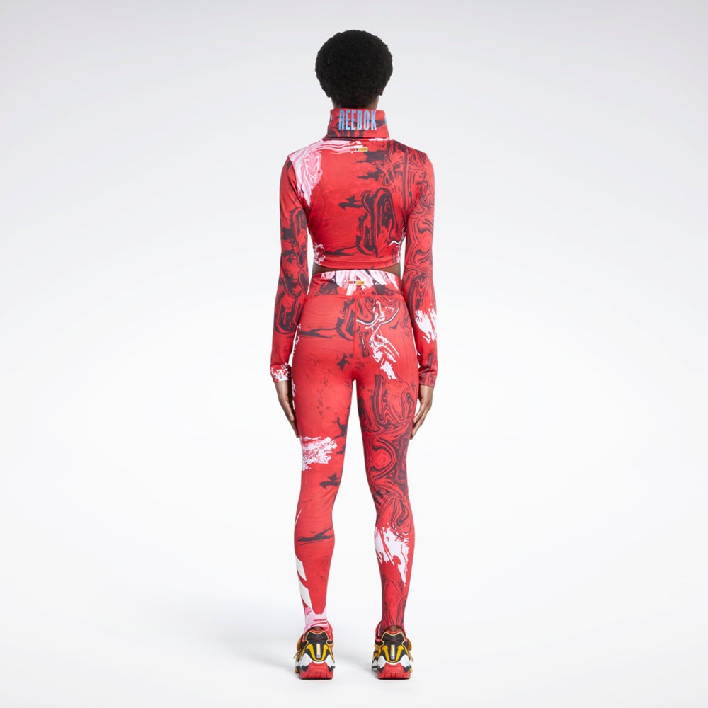 Reebok Reebok by Pyer Moss Leggings Punainen | IFDLRJ-608