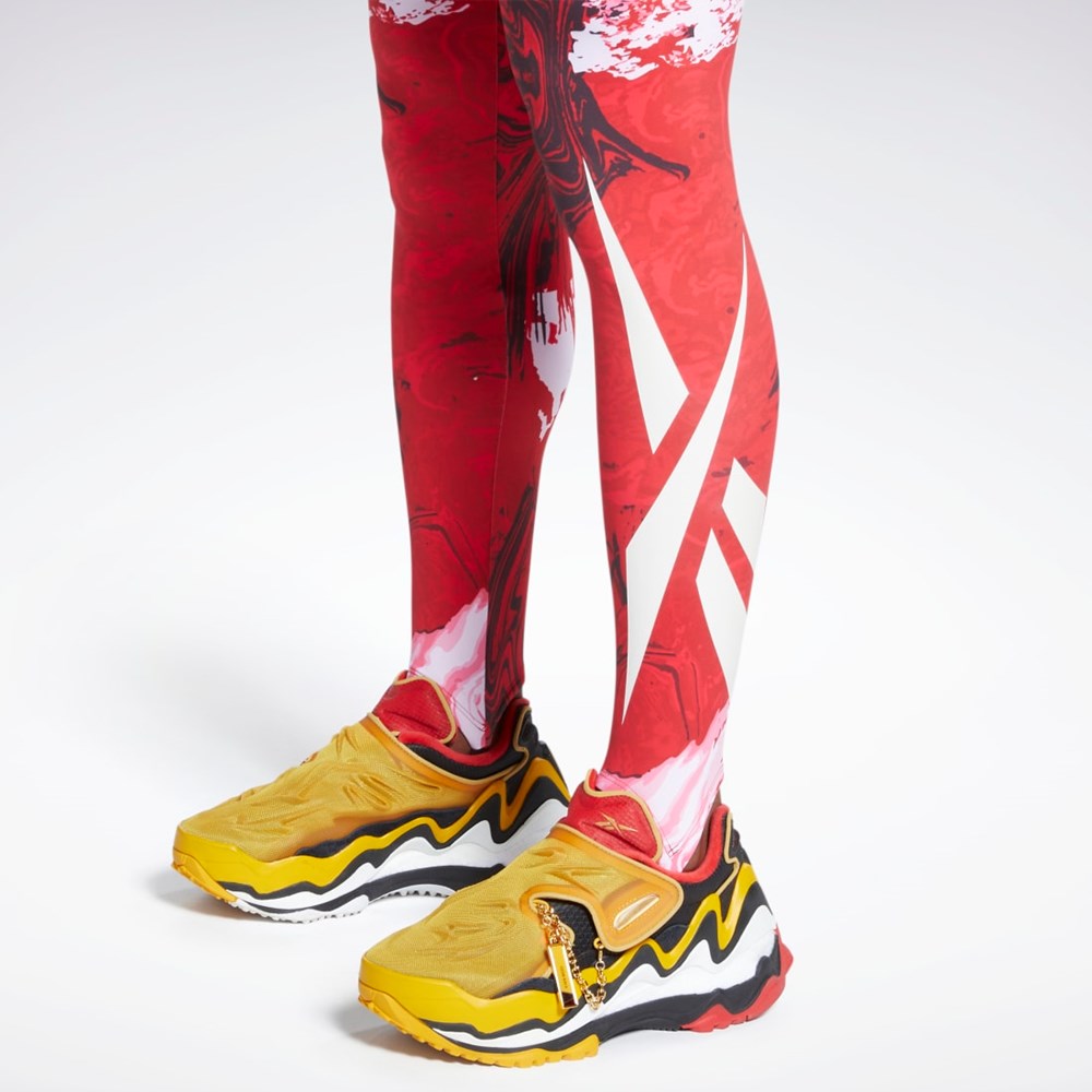 Reebok Reebok by Pyer Moss Leggings Punainen | IFDLRJ-608