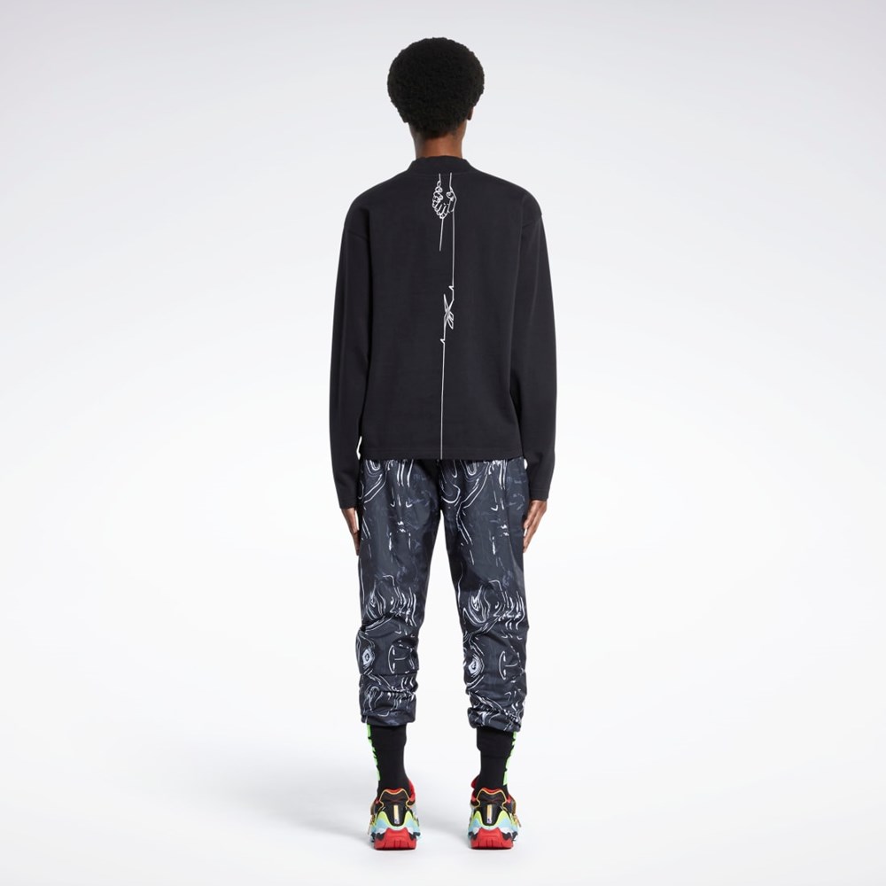 Reebok Reebok by Pyer Moss Long Sleeve Tee Mustat | OEIGVF-065