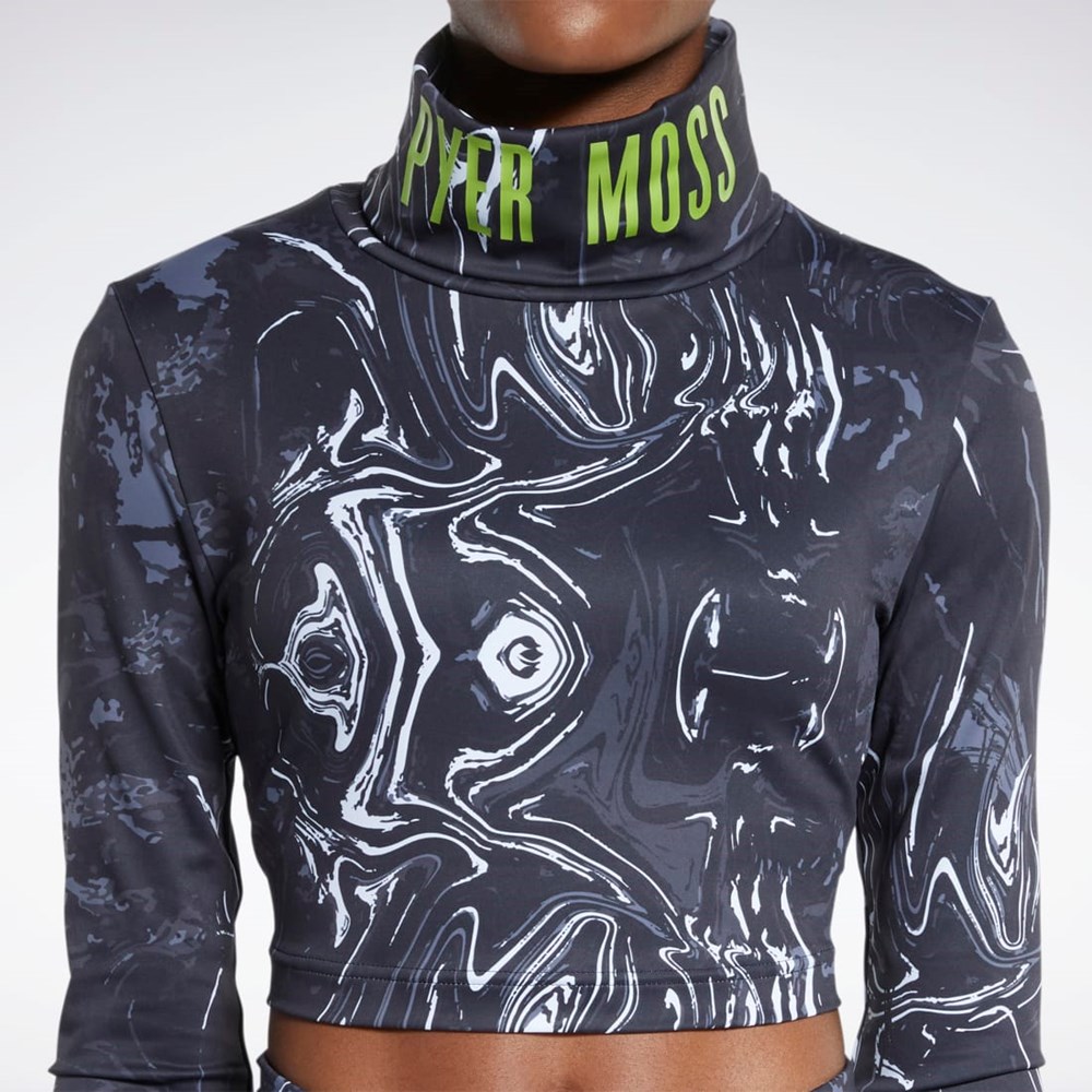 Reebok Reebok by Pyer Moss Long Sleeve T-Shirt Mustat | REUBNW-605