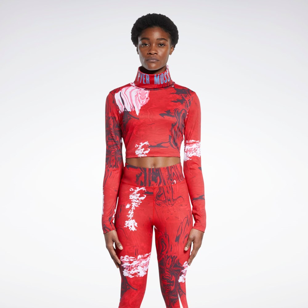Reebok Reebok by Pyer Moss Long Sleeve T-Shirt Punainen | YIODEQ-561