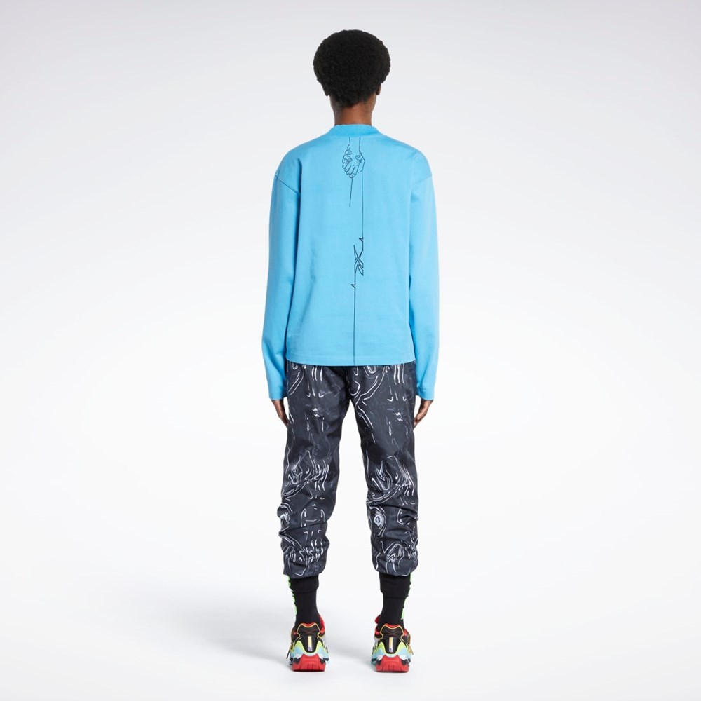 Reebok Reebok by Pyer Moss Long Sleeve Tee Sininen | ZHRLWF-491
