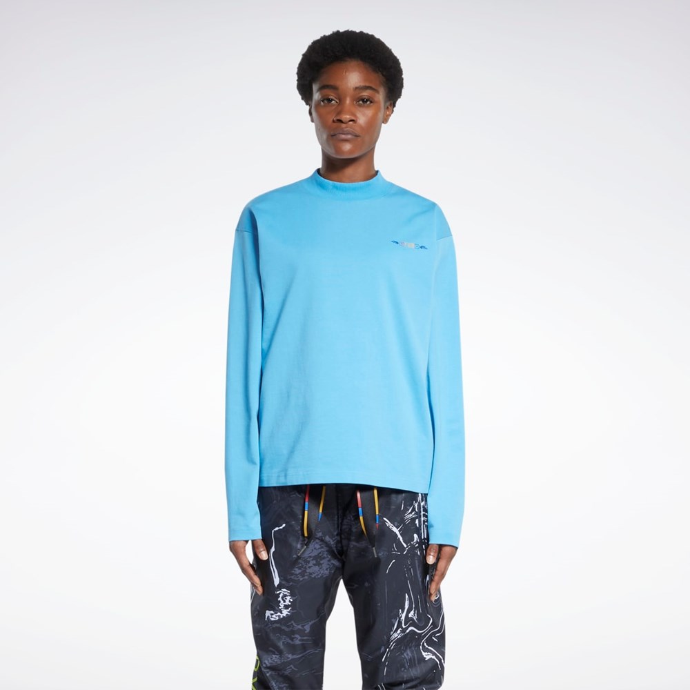 Reebok Reebok by Pyer Moss Long Sleeve Tee Sininen | ZHRLWF-491
